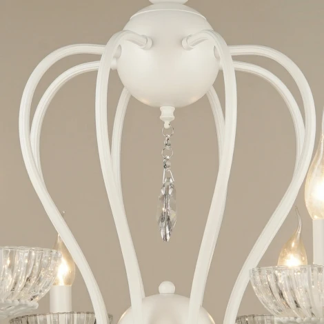 Подвесная люстра Reluce 04461-0.4-08 (220V, подвески, на цепи, подсвечник, свеча)