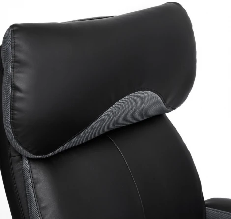 Кресло DUKE кож/зам/ткань, черный/серый, 36-6/12 Tetchair 12904