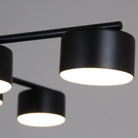 Потолочная люстра на штанге Reluce 03725-0.3-06 BK GX53