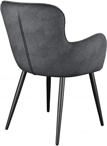 Стул DikLine 503 поворотный SB5 серый, ножки черные арт.00-00076326