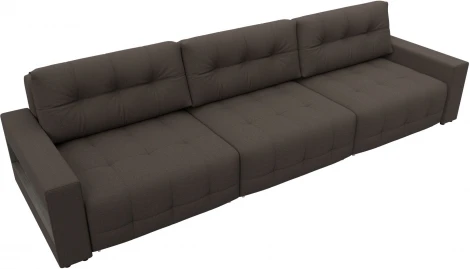 Диван прямой с полками Лига-053 НПБ Лонг Лига Диванов (Рогожка) арт.128908