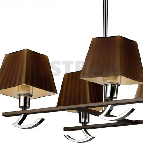 Потолочная люстра N-Light 432 432-06-17 chrome + wengue
