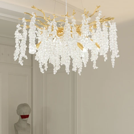 Подвесная люстра Arte Milano Milano-1 23110.760.10.G9.D GD (220V, на тросе)