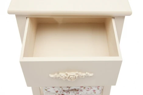 Тумба с 3-я корзинами и ящиком Secret De Maison FANTASIE 4 ( mod. 4327 ) butter white (слоновая кость) (дерево павловния, мдф)