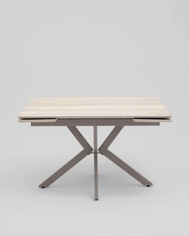 Стол Marmer 120-180/80/76 см подстолье металл капучино Stool Group УТ000042366