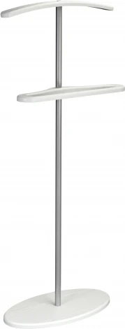 Вешалка костюмная Дэви 3 металлик/белый от фабрики Mebelik