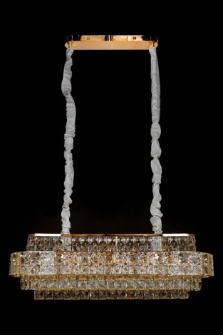 Подвесная люстра Fluorite Majeste FL1060-17P (220V, хрусталь, на цепи)