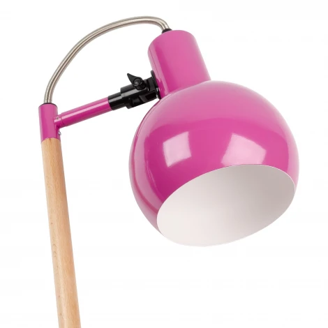 Торшер с регулировкой наклона, розовый Uniel UML-T702 E14 PINK