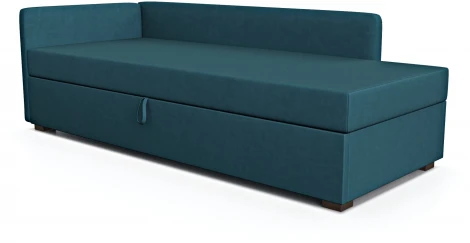 Диван-кровать Arsko Велес Угол левый велюр голубой