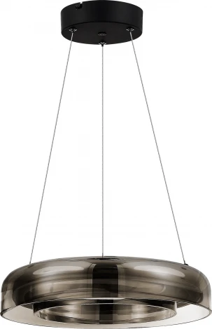 Подвесной светильник ST Luce Foray SL6019.323.01 Латунь/Дымчатый, Белый LED 1*18W