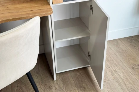 Лайт-2 Стеллаж Mebelson (ЛДСП/Дуб крафт золотой,Бежевый) арт.SL-01.3369