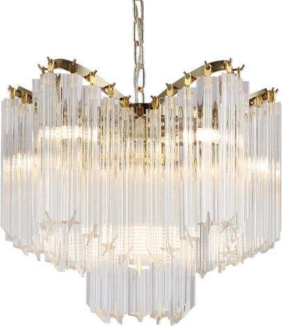 Подвесная люстра Newport 8900 8906/C gold (220V, на цепи)