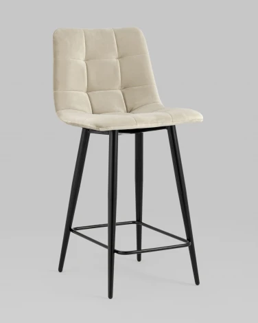 Стул полубарный Джанго велюр бежевый 2 шт. Stool Group арт.УТ000038491
