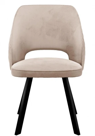 Стул DikLine 274 поворотный Z128 бежевый, ножки черные