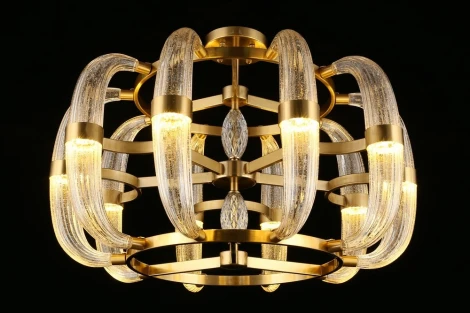 Потолочная люстра на штанге Aployt Solandzh APL.856.07.100 (LED, 220V, круглые)