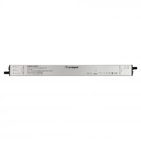Блок питания ARPV-LG24160-LINEAR-PFC (24V, 6.7A, 160W) (Arlight, IP67 Металл, 5 лет) 034890