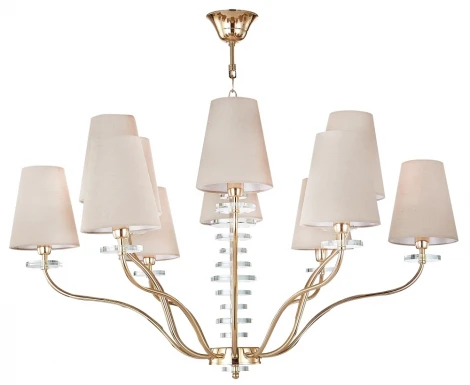 Подвесная люстра Crystal Lux ARMANDO GOLD SP6+6