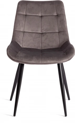 Стул ABRUZZO ( mod. 8060 ) / 2 шт. в упаковке Tetchair (Металл,Велюр/Серый) арт.24537