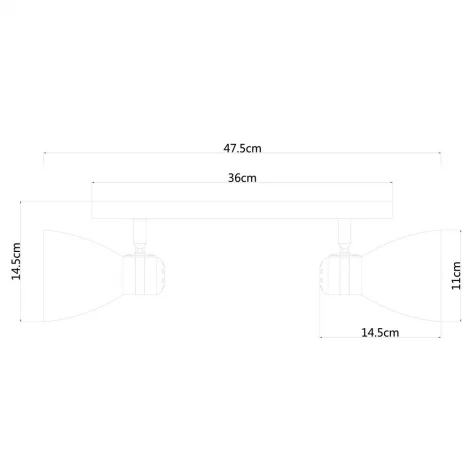Спот Arte Lamp Mercoled A5049AP-2WH