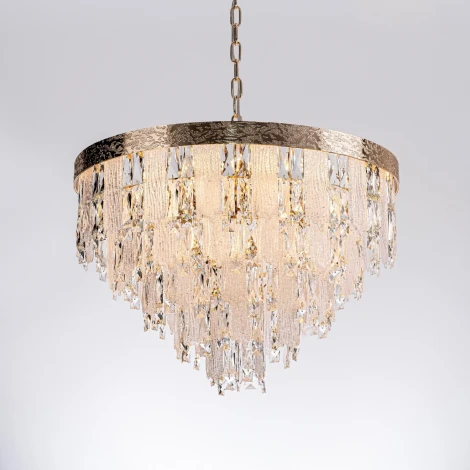 Подвесная люстра хрустальная Modelux MODELUX ML.7206.600 GD