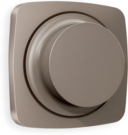 Лицевая панель Ambrella Volt OMEGA (Темная бронза матовый) для светорегулятора универсального QUANT OP6355