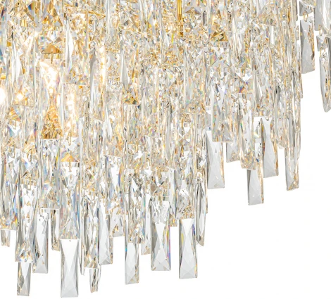 Подвесная люстра 12041/16P Gold Indigo Carletti V000445 (220V, на тросе)