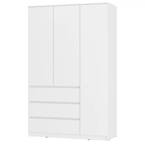 Шкаф БТС 3-х створчатый Симпл ШК-08, Белый