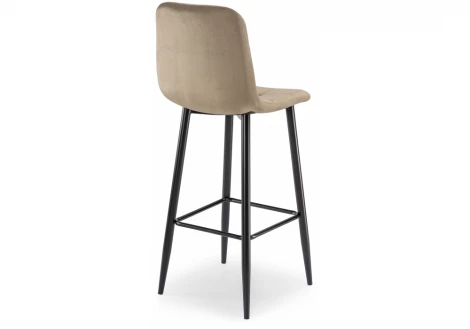 Барный стул Woodville Chio dark beige / black 11982