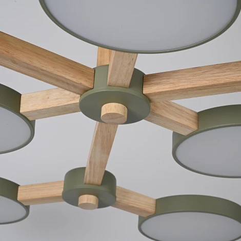 Потолочная люстра на штанге ImperiumLoft Turna-X01 Хаки (141111-26)