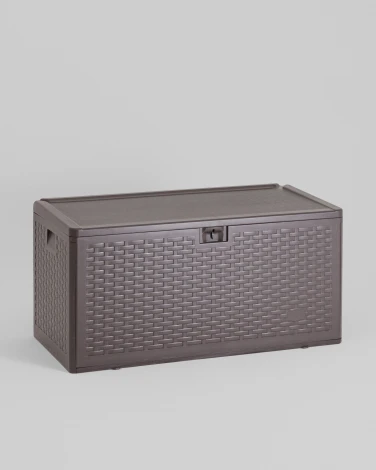 Стол-сундук Кейт пластик 110*55 см 276 л коричневый Stool Group арт.УТ000039339