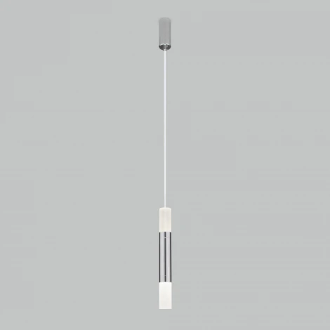 Подвесной светильник Eurosvet Axel 50210/1 LED хром (220V, на проводе, круглые)