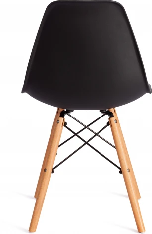 Стул CINDY (EAMES) (mod. 1801) / 1 шт. в упаковке (Дерево бук,Металл,Пластик /Черный)