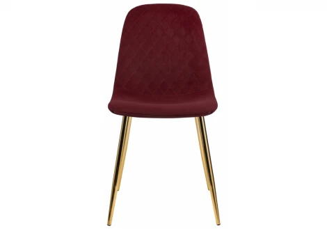 Обеденный стул на металлокаркасе Woodville Dabl wine red 11707