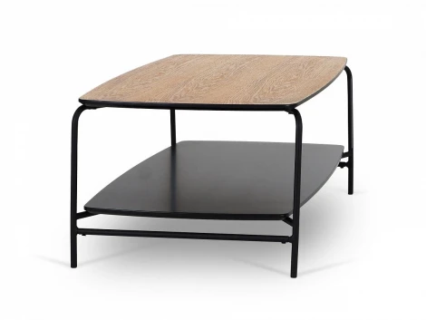 Стол журнальный Genua ОГОГО 802511 (коричневый, черный)