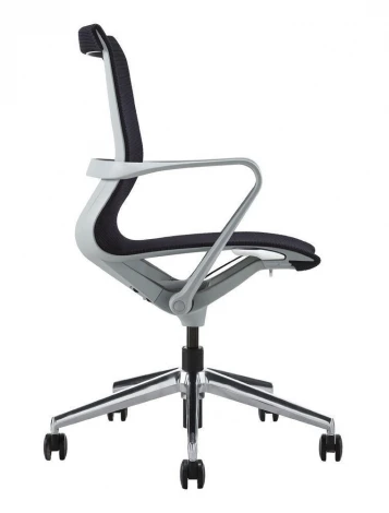 Офисное кресло PROV LB черная сетка, алюминиевый каркас