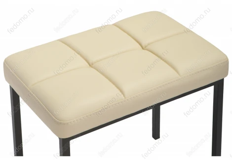 Банкетка Woodville Дион кожзам d1 / черный матовый 441437