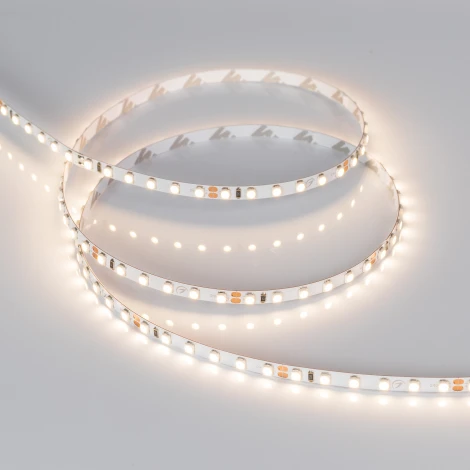 Светодиодная лента RT-A120-5mm 24V Day4000 (9.6 W/m, IP20, 2835, 5m) (Arlight, узкая) 015648(2)