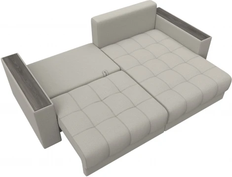 Диван угловой с декором Лига-049 НПБ Лига Диванов (Рогожка) арт.128450