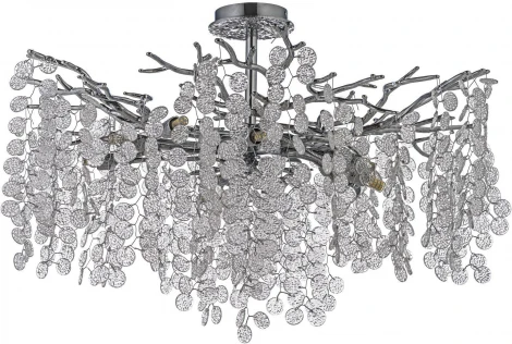 Потолочная люстра хрустальная на штанге Dio D`arte Tavenna Nickel Tavenna H 1.3.76.102 N (220V)