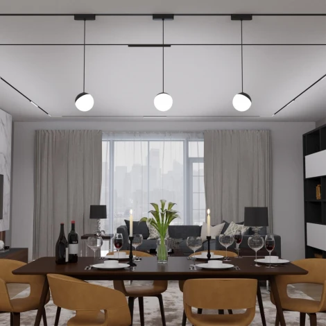 Трековый светильник для низковольтного шинопровода Novotech Smal 359094 SHINO IP20 LED 4000K 10W 48V 800Лм (шар)