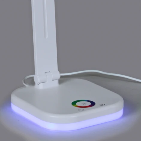 Офисная настольная лампа светодиодная с таймером с регулировкой цветовой температуры и яркости, ночным режимом и RGB Reluce 00625-0.7-02 WHITE