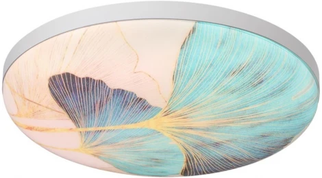 Настенно-потолочный светильник светодиодный Sonex Floren 7747/EL PALE SN пластик/белый/мульти LED 70Вт 3000-6000К D480 IP43 пульт ДУ (220V, круглые)