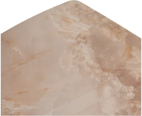 Стол ALATRI 120 GLOSS AMBER JADE SOLID CERAMIC / BLACK, ®DISAUR