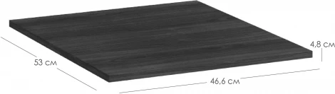 Комплект полок для однодверного шкафа R-Home Сканди_Жемчужно-белый