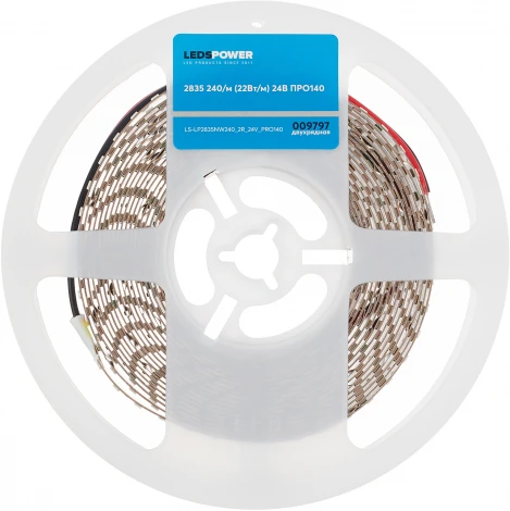 Светодиодная лента двухрядная 22Вт/м 24В 5м LEDS POWER ПРО140 009797