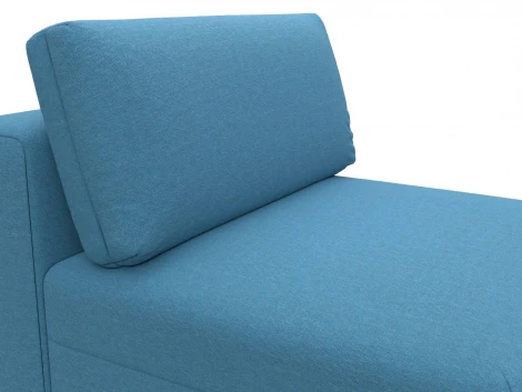 Модуль диван Лига-060 НПБ (ЛДСП,Брус,Фанера,Рогожка/Голубой) Лига Диванов 129726