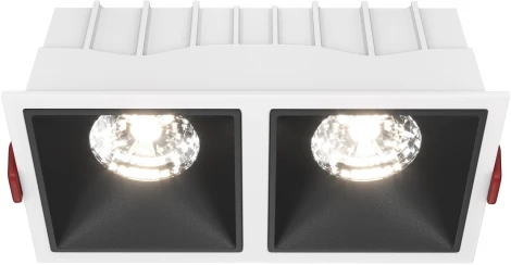 Встраиваемый светильник Alfa LED 4000K 2x15Вт 36° Dim Triac Maytoni Technical DL043-02-15W4K-D-SQ-WB (220V)