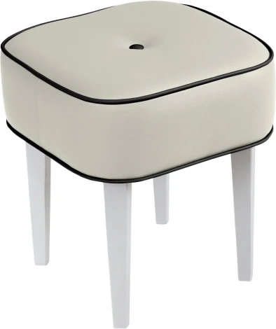 Табурет Handy SQ ОГОГО (арт.686584), (Ткань/Белый)