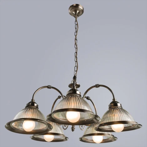 Подвесная люстра Arte Lamp American Diner A9366LM-5AB