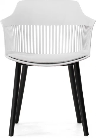 Пластиковый стул Woodville Crocs white / black